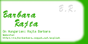 barbara rajta business card